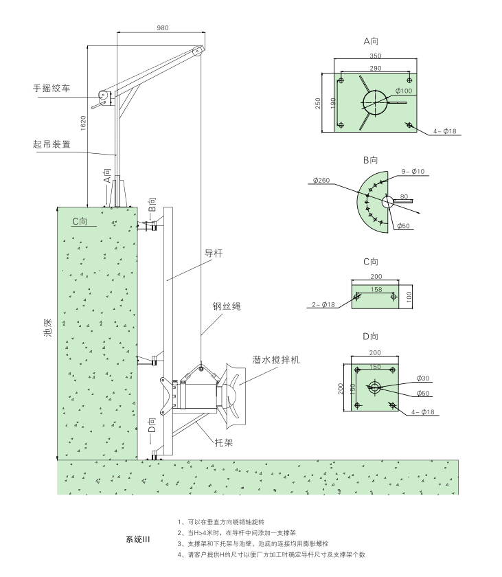 潛水?dāng)嚢铏C(jī) QJB7.5/12-620/3-480C/S 潛水?dāng)嚢铏C(jī) QJB7.5/12-620/3-480C/S